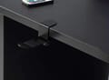 TEZAUR 4B Gaming Tisch Computertisch mit LED-Beleuchtung, von Forte