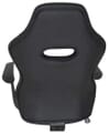 Drehstuhl Bürodrehstuhl MYHOMI Kunstleder Schwarz / Grau mit Armlehne
