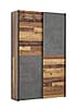 Kleiderschrank Mehrzweckschrank OZZULA Old Wood Vintage und Beton