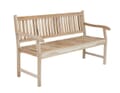 Gartenbank Hemingway 3-sitzig mit Armlehne aus Teak