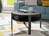 Couchtisch TOBAGO rund Ø 75 cm Schwarz matt, von Forte