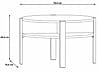 Couchtisch TOBAGO rund Ø 75 cm Schwarz matt, von Forte