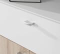 Sideboard und Regal Büro Set HOYVIK 4 Optik: Sonoma Eiche / Weiß Forte