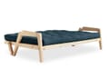 Sofabett Schlafsofa GRAB Gestell Kiefer mit klappbarer Rückenlehne