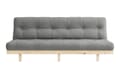 Klappcouch LEAN Funktionssofa Sofa Kiefer massiv unbehandelt von Karup