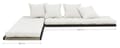 variables 3 in 1 Design Sofa CHICO mit Tatami-Matten und Polster Karup