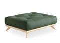 Hocker SENZA Polsterhocker passend zum Sofa SENZA DAYBED Kiefer natur