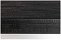 Design Esstisch SURI BLACK 160 x 78 cm Platte recycled Teak