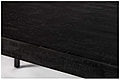 Design Esstisch SURI BLACK 180 x 90 cm Platte recycled Teak