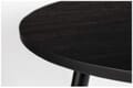 Esstisch MO BLACK 110 cm mit runder Platte aus recycled Teak