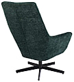 Lounge Sessel BRUNO Cordstoff Grün drehbar