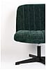 Lounge Sessel BELMOND Cordstoff Grün drehbar