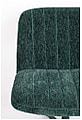 Lounge Sessel BELMOND Cordstoff Grün drehbar