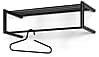 Wandgarderobe Smooth Stahlrohr Schwarz pulverbeschichtet, von Spinder