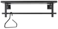 Wandgarderobe SIMPLON Stahlrohr Schwarz pulverbeschichtet, von Spinder