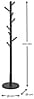 Kleiderständer BRO Weiß Design Garderobe Höhe 170 cm, von Spinder
