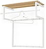 Garderobe Wandgarderobe RIZZOLI Weiß mit Ablage aus Eiche von Spinder