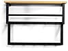 Garderobe Wandgarderobe RIZZOLI XS Schwarz mit Ablage, von Spinder