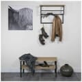 Garderobe Wandgarderobe RIZZOLI XS Schwarz mit Ablage, von Spinder