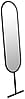 Standspiegel MIRROR TESS BLACK von Zuiver