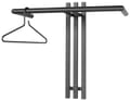 Wandgarderobe SENZA 1 Stahl Schwarz Garderobenhalter, Spinder Design