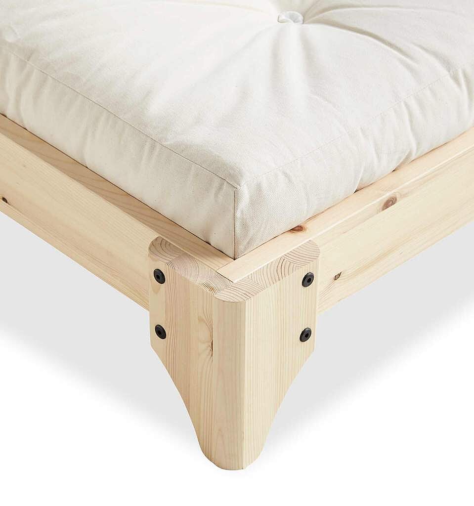 Futonbett Bett ELAN Massivholzbett Gestell Kiefer natur, von Karup