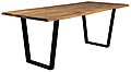 Esstisch AKA mit Baumkante 200 x 90 cm Akazie  von DUTCH BONE