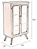 Vintage Metall Schrank DENZA von DutchBone