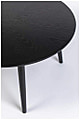 Esstisch FABIO Eiche schwarz Ø 100 cm mit runder Platte