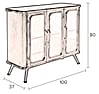 Vintage Metall Sideboard DENZA von DutchBone