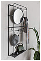 Garderobenspiegel Wandspiegel DUCO Metall mit Ablage