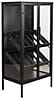 Weinschrank Weinregal ROB Vitrine aus Metall im Vintage Style