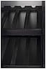 Weinschrank Weinregal ROB Vitrine aus Metall im Vintage Style