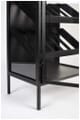 Weinschrank Weinregal ROB Vitrine aus Metall im Vintage Style