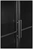 Schwarze Vintage Vitrine Kommode FERRE L