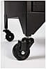 Schwarze Vintage Vitrine Kommode FERRE L