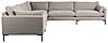 Zuiver Ecksofa Sofa SUMMER LATTE 7-Sitzer