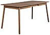 Esstisch GLIMPS von ZUIVER 120 x 80 ausziehbar Walnuss furniert