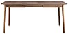 Esstisch GLIMPS von ZUIVER 120 x 80 ausziehbar Walnuss furniert
