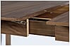 Esstisch GLIMPS von ZUIVER 120 x 80 ausziehbar Walnuss furniert