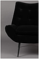 Lounge Sessel GLODIS Samtstoff NERO von DutchBone