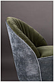 Drehbarer Lounge Sessel MADISON Samtstoff OLIVE von DutchBone