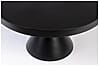 Runder Couchtisch FLOSS BLACK von Zuiver aus Aluminiumguss Ø 60 cm