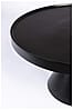 Runder Couchtisch FLOSS BLACK von Zuiver aus Aluminiumguss Ø 60 cm