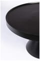 Runder Couchtisch FLOSS BLACK von Zuiver aus Aluminiumguss D 60 cm
