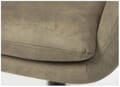 Drehstuhl Bürostuhl WORKRELAXED KHAKI Bezug Stoff Fußkreuz Schwarz