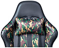 Gaming Chair Drehstuhl ACTION HERO Schwarz-Camouflage mit Armlehnen