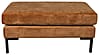 Hocker HOUDA Samtstoff CARAMEL Braun von DUTCHBONE
