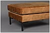 Hocker HOUDA Samtstoff CARAMEL Braun von DUTCHBONE