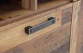 Highboard Regal CLIF 3 Türen und offenem Regal Optik: Old Wood Vintage